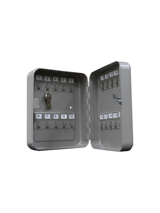 Amig Wall Key Hook Metallic 45 Hooks 24x7x30cm