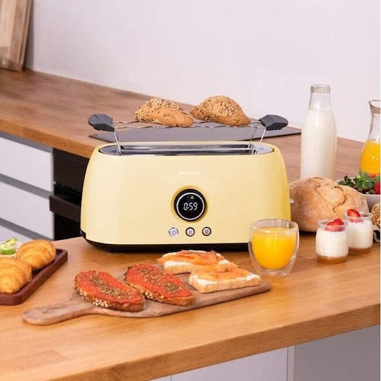 Cecotec Classictoast Prăjitor de pâine 2 Slots 1500W Yellow