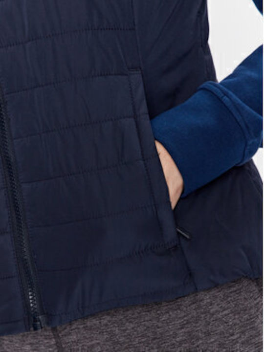 Insulator 2.0 Κοντό Γυναικείο Αμάνικο Puffer Μπουφάν για Χειμώνα Navy Μπλε