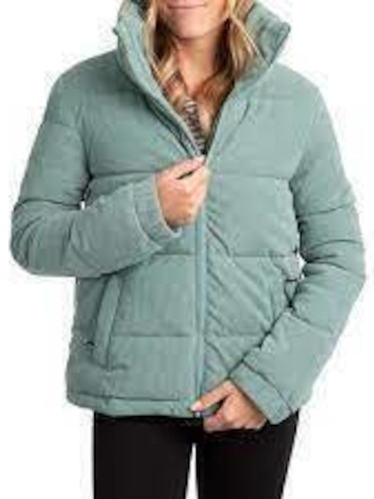 Trespass Women's Short Puffer Jacket for Winter Teal Mist