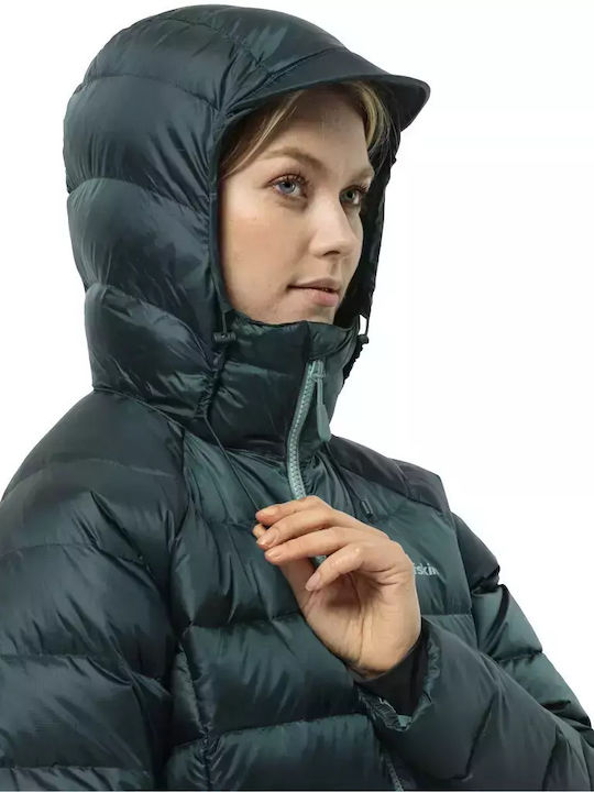 Scurtă Jachetă de femei Puffer Albastru