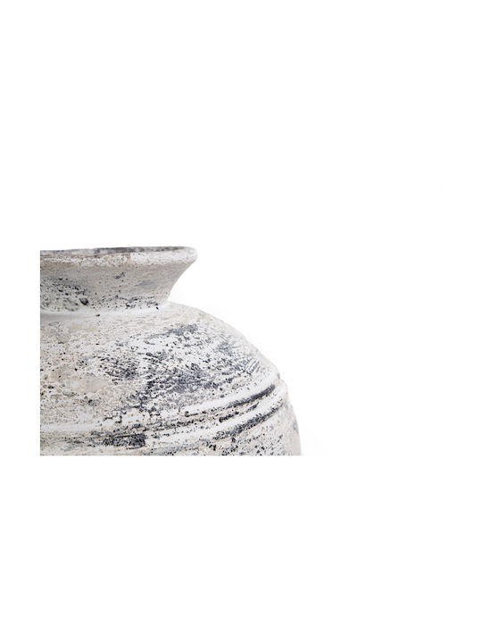 Soulworks Vază Decorativă din Beton Alb 45x45x50cm 1buc