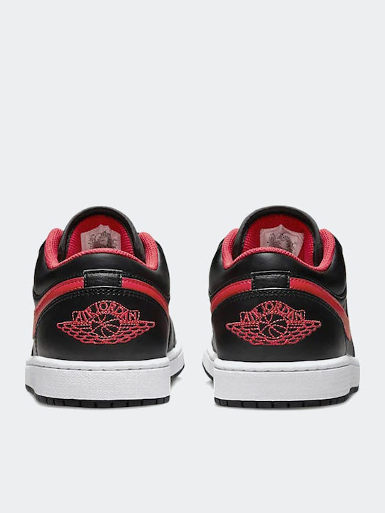 Air  1 Low Sneakers Black / Fire Red / White