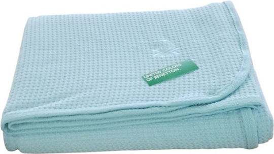 Benetton Pe.b 004 Pătură Piqué Simplă 160x240 cm Galbenă
