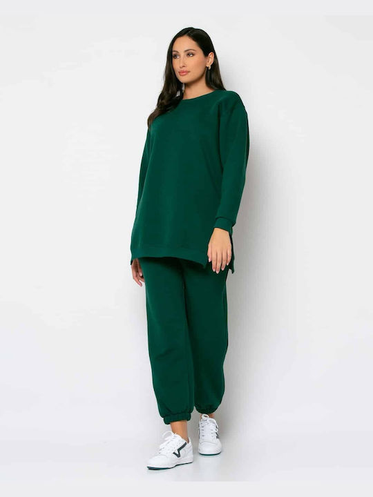 Noobass Set Women's Sweatpants Green