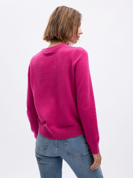 GAP Women's Long Sleeve Sweater Pink