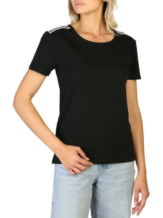 Moschino Damen T-shirt Schwarz