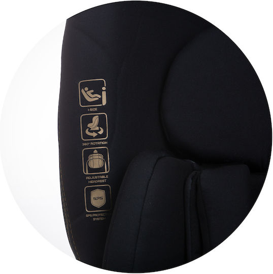 Chipolino Next Gen Детско Столче за Кола i-Размер с Isofix Ebony