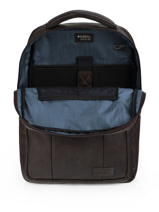Gabol Status Tasche Rucksack für Laptop in Braun Farbe