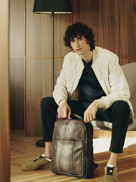 Gabol Status Tasche Rucksack für Laptop in Braun Farbe