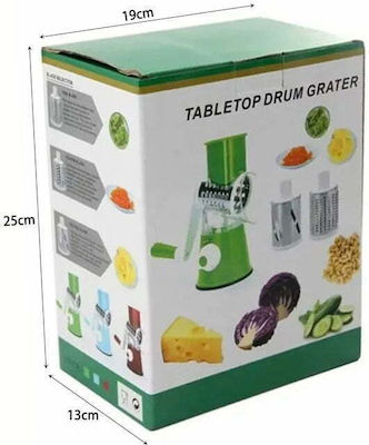 Tabletop Drum Manual Răzătoare Cheese din Oțel Inoxidabil