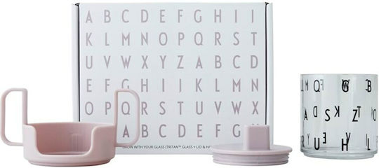 Design Letters Παιδικό Παγούρι Πλαστικό Λιλά 220ml