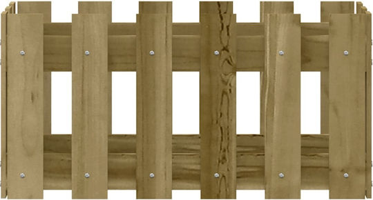vidaXL Ζαρντινιέρα Ξύλινη Μπεζ 60x30x30εκ.