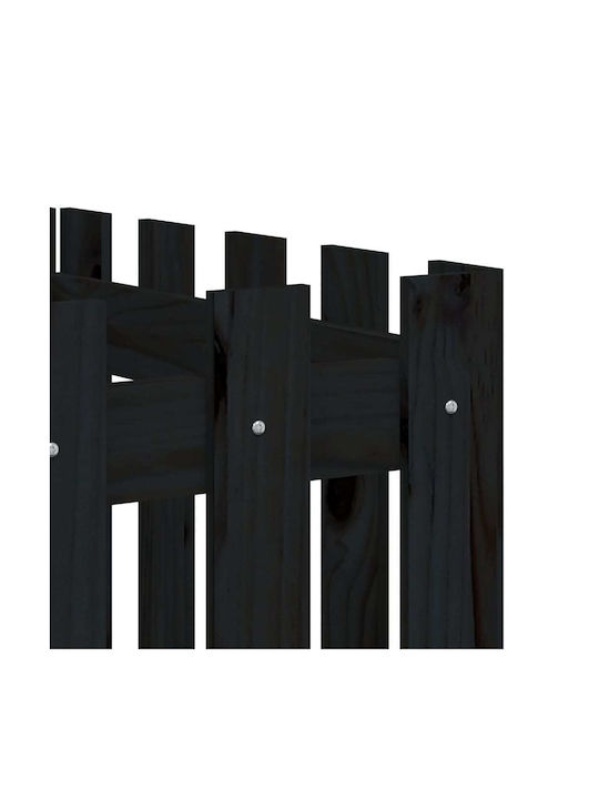 vidaXL Planter Box Lemn Întuneric 200x50x50cm.