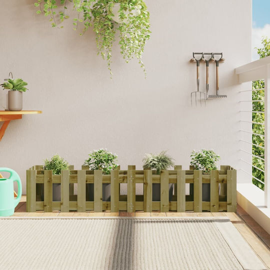 vidaXL Planter Box Lemn Roz 150x30x30cm.