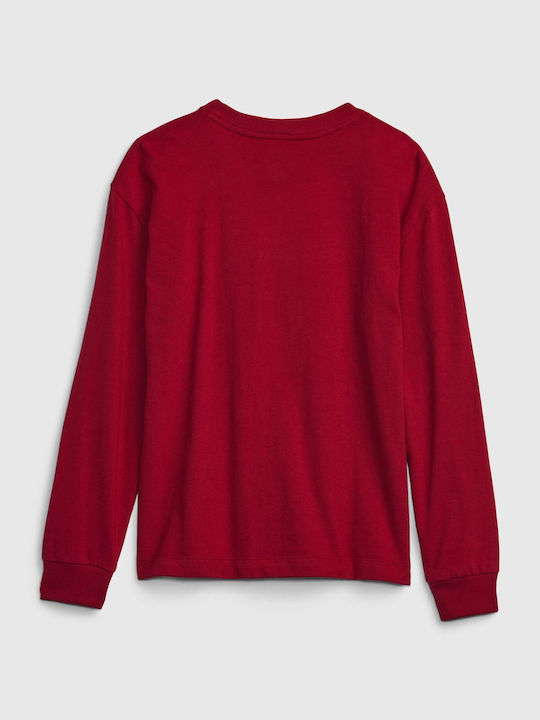 GAP Kids Blouse Long Sleeve Red