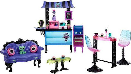 Mattel The Coffin Bean Cafe Lounge Σετ Κούκλας Monster High για 4+ Ετών