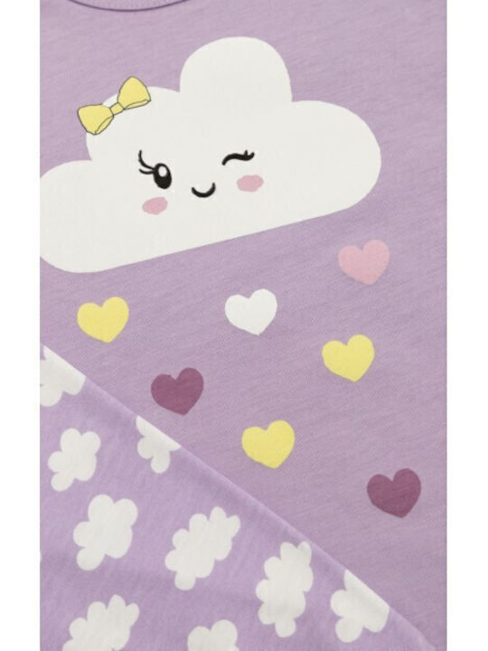 Minerva Детска пижама Зимна Lavender Dreams Lavender