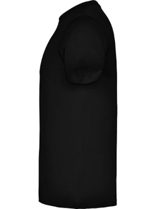 Roly Beagle Men's Promotional Short Sleeve T-Shirt in Black Colour