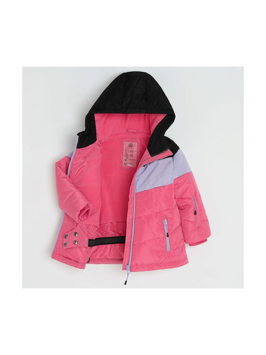 Cool Club Kids Casual Jacket with Lining & Hood Pink