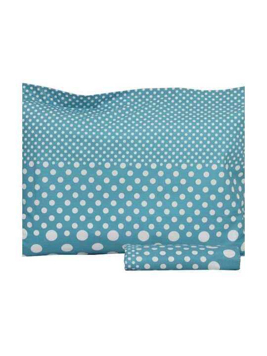 Anna Riska Βρεφική Παπλωματοθήκη Mix & Match 36 Τιρκουάζ 120x165εκ.