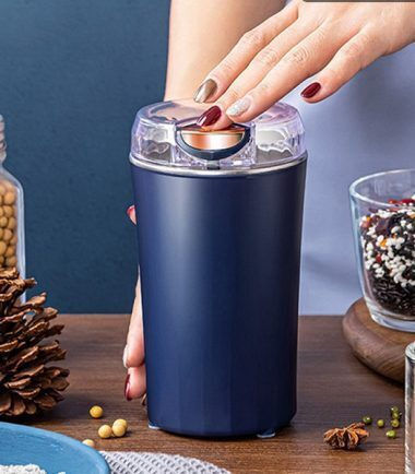 Electric Coffee Grinder 200W for 75gr Beans Blue