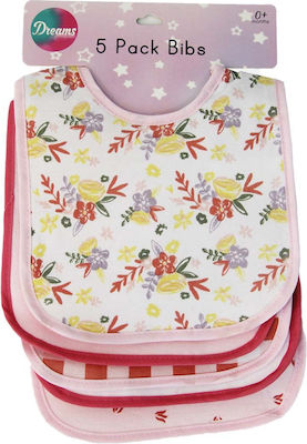 Dreams by Joyce Bib Fabric Pink 5pcs