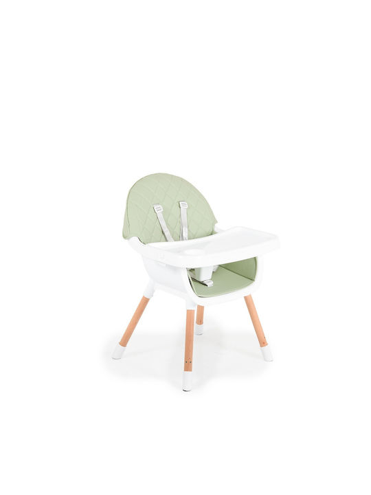 Cangaroo Gelato Baby Highchair 2 in 1 with Adjustable Height Green