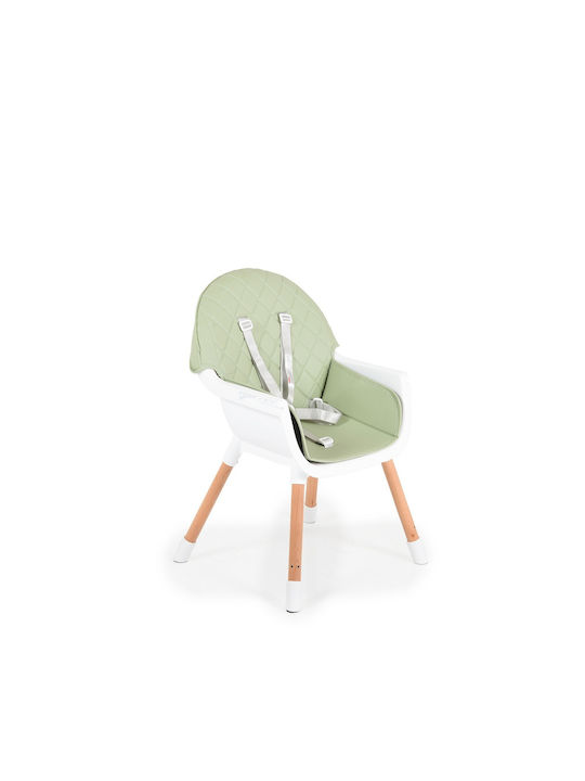 Cangaroo Gelato Baby Highchair 2 in 1 with Adjustable Height Green