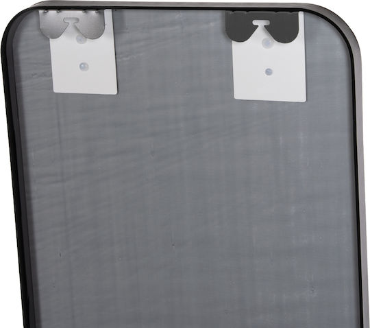 HomeMarkt Boely Огледало На Пода С Черна Алуминиева Рамка 160x39см