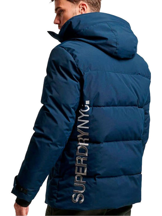 City Winter Jacket Parka Blue