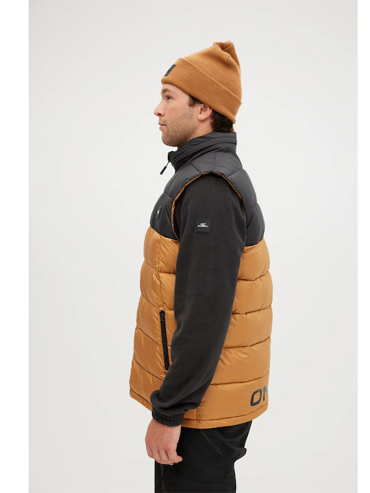 O'neill Men's Sleeveless Puffer Jacket CAFE