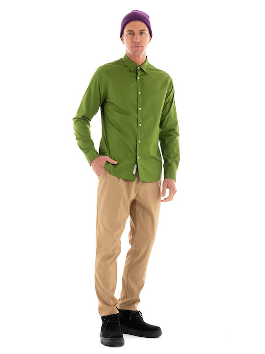 Scotch & Soda Essential Men's Shirt Long Sleeve Green