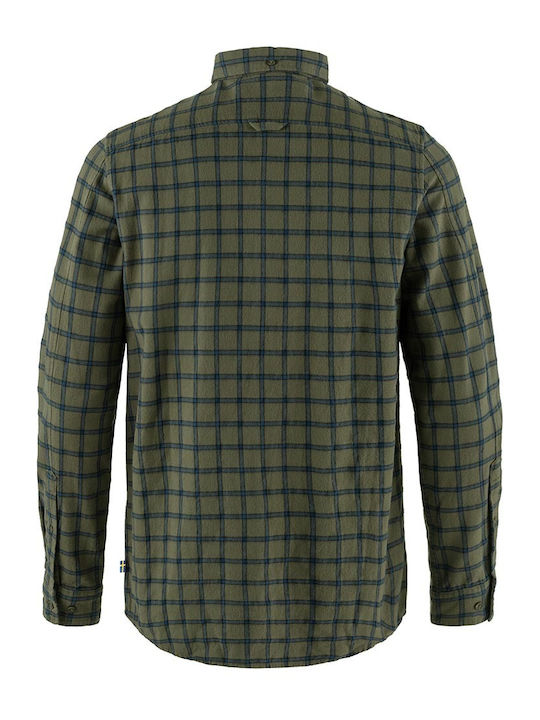 Fjallraven Cămașă Bărbătească Cu mânecă lungă Flanel Verde