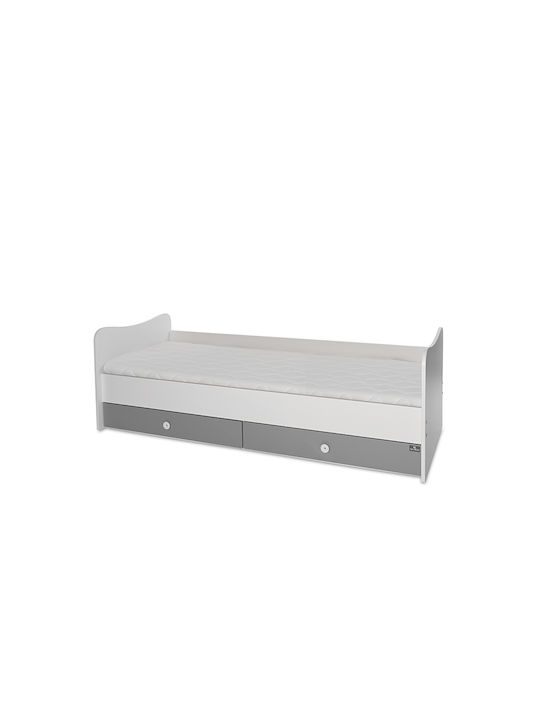 Lorelli Cununie Cabriolet Minimax Alb / Chihlimbar cu Saltea 60x120cm