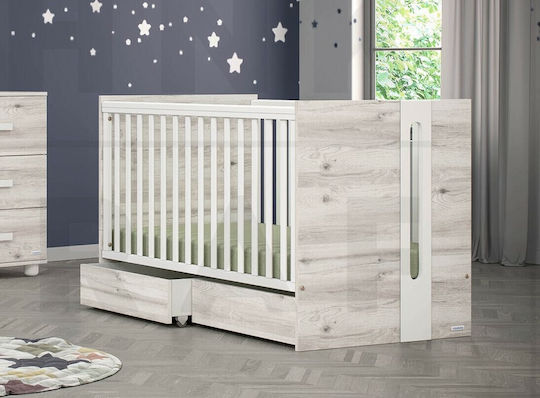 Casababy Πολυμορφική Κούνια Nova Καφέ με Στρώμα