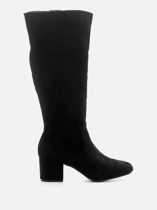 Luigi Women's Boots with Medium Heel Black