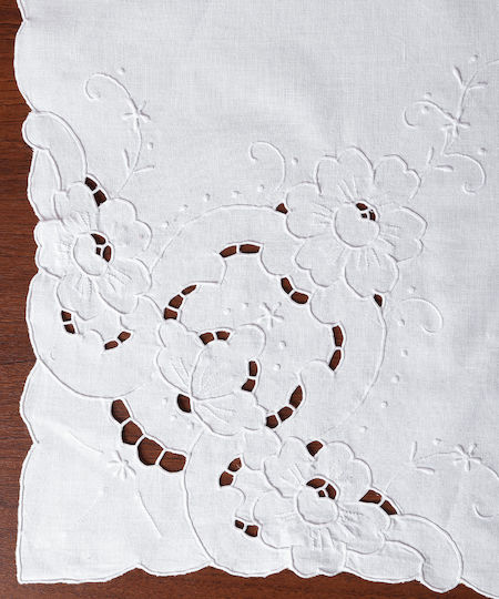 Silk Fashion 432 Κοφτό Λευκό 180x260εκ.
