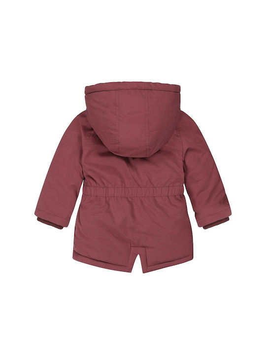 Dirkje Kids Casual Jacket with Hood Purple