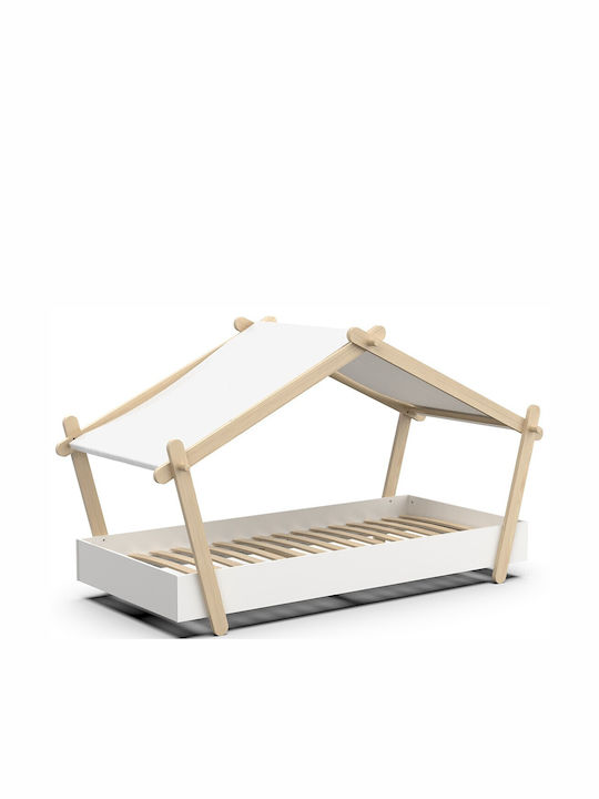 Lodge Kids Bed Single White for Mattress 90x200cm
