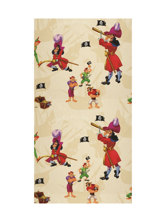 Disney Παιδική Κουρτίνα Peter Pan με Τιράντες 11 140x290εκ.