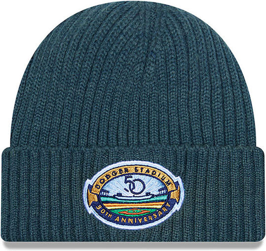 La Dodgers Ribbed Beanie Cap Green