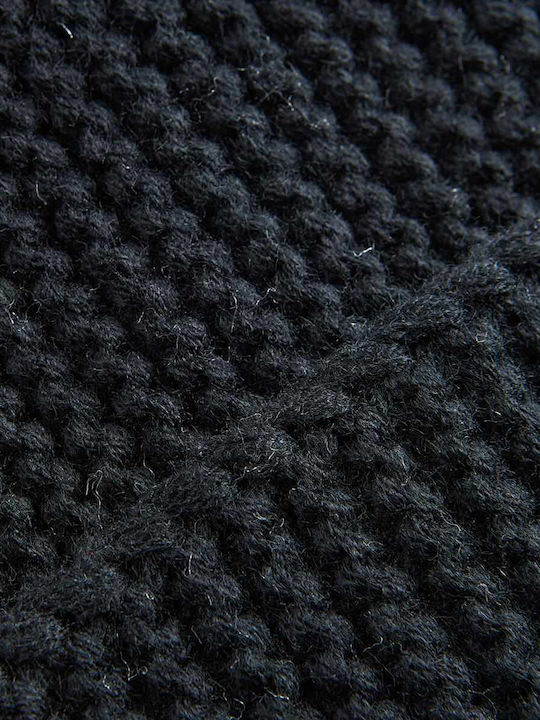 Verde Beanie Frauen Fleece Beanie Gestrickt in Schwarz Farbe