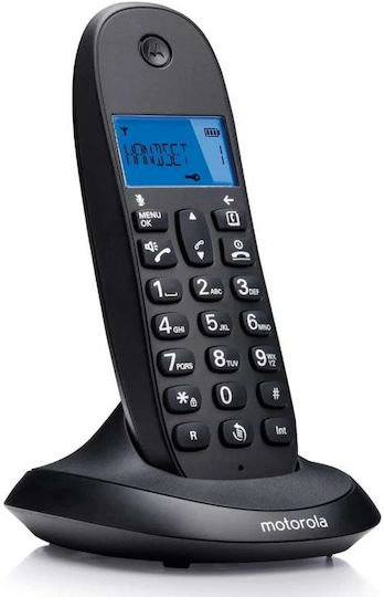 Motorola C1001CB+ Cordless Phone Black