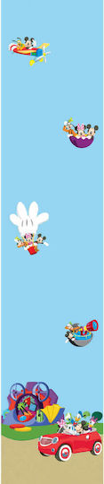 Disney Kinder Vorhang 10145 Club House mit Borte Blau 140x290cm