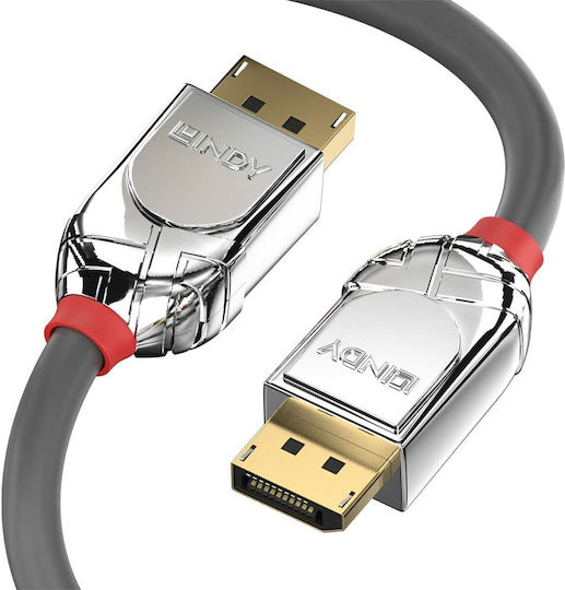 Lindy Cable DisplayPort male - DisplayPort male 2m Μαύρο (36302)