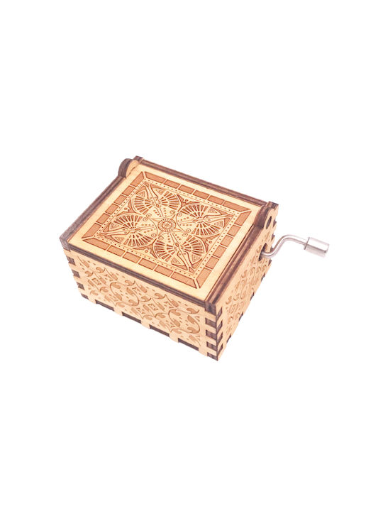 Harry Potter Music Box Made of Beige Wood