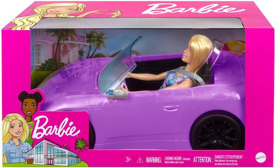 Barbie Convertible with Doll Doll Vehicle for 3+ years+ Years 29.21cm