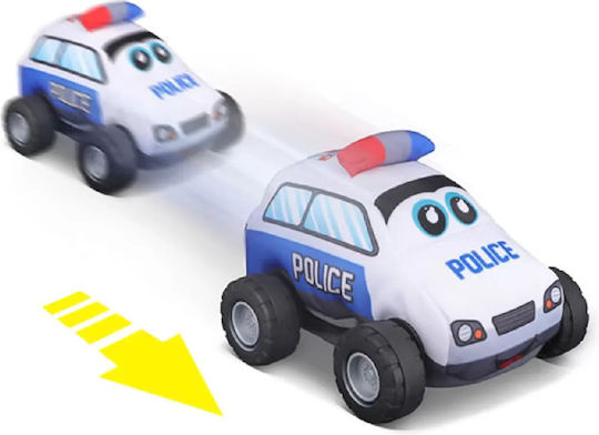 Bburago Vehicle Μy 1st Soft Car Police Car made of Fabric for 12++ Months