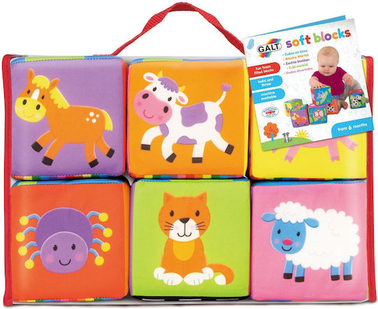 Galt Toys Cub de Activități Soft Blocks din Țesătură pentru 0++ Luni